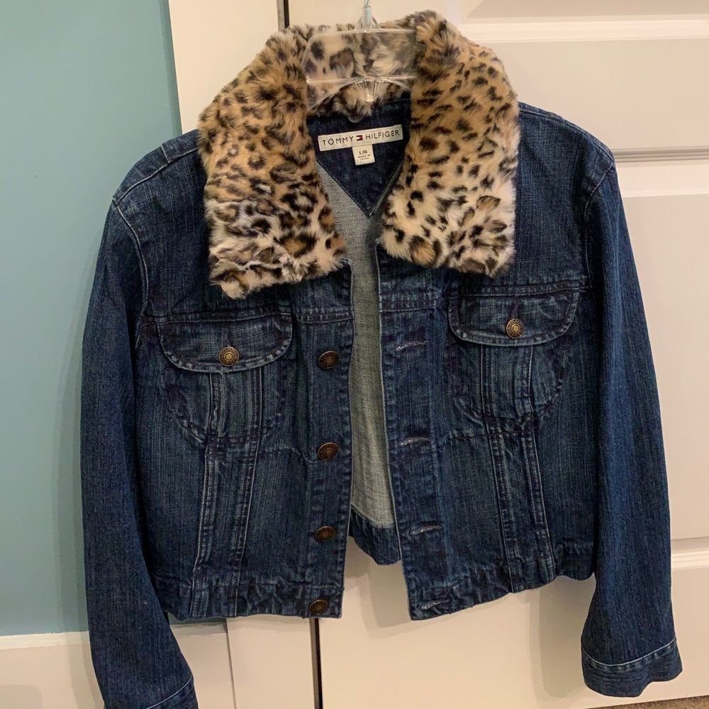 Tommy Hilfiger Y2K Cheetah Denim Jacket